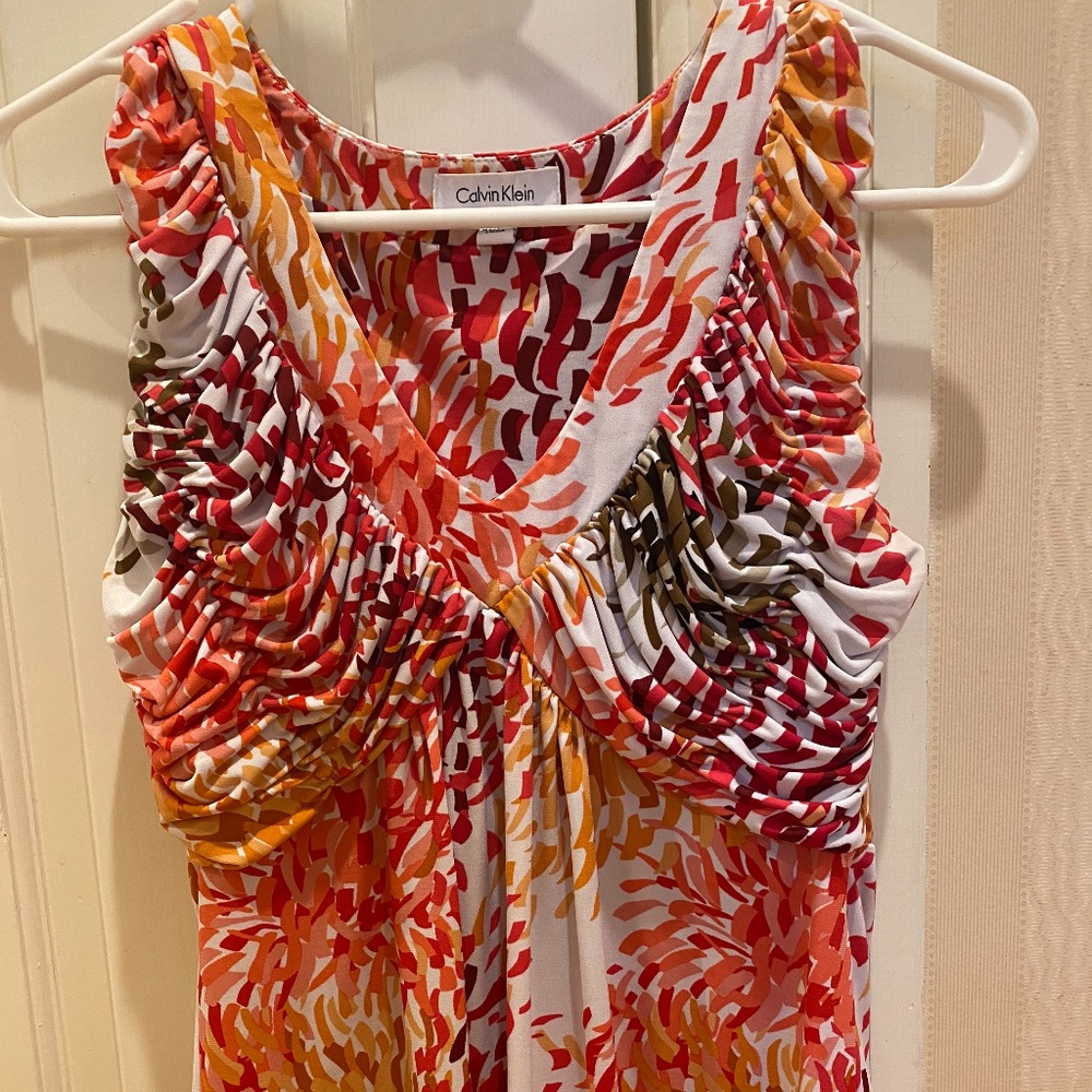 Calvin Klein sleeveless blouse